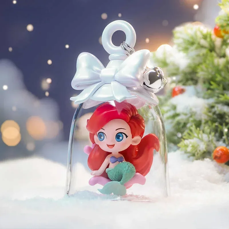 

POP MART Disney Anniversary Bell Series Blind Box Kawaii Doll Action Figure Toys Caixas Collectible Christmas Model Mystery Box