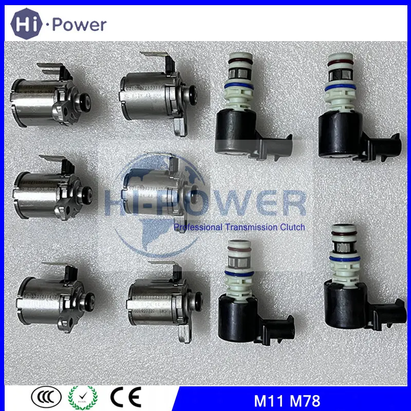 

New M78 M11 QR640AHA Transmission Valve body Solenoid Car Parts Refurbished For Korando QR640AHA Gearbox SOLENOID kit