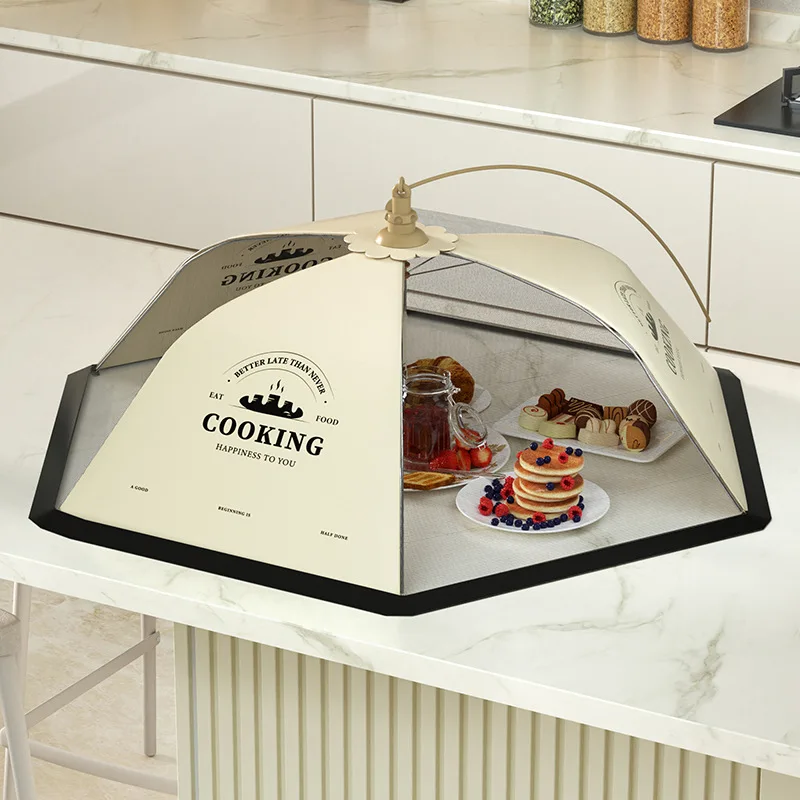 Food Cover Table Cover Dish Folding Leftovers Food Household Fly Proof Dust Vegetable Umbrella