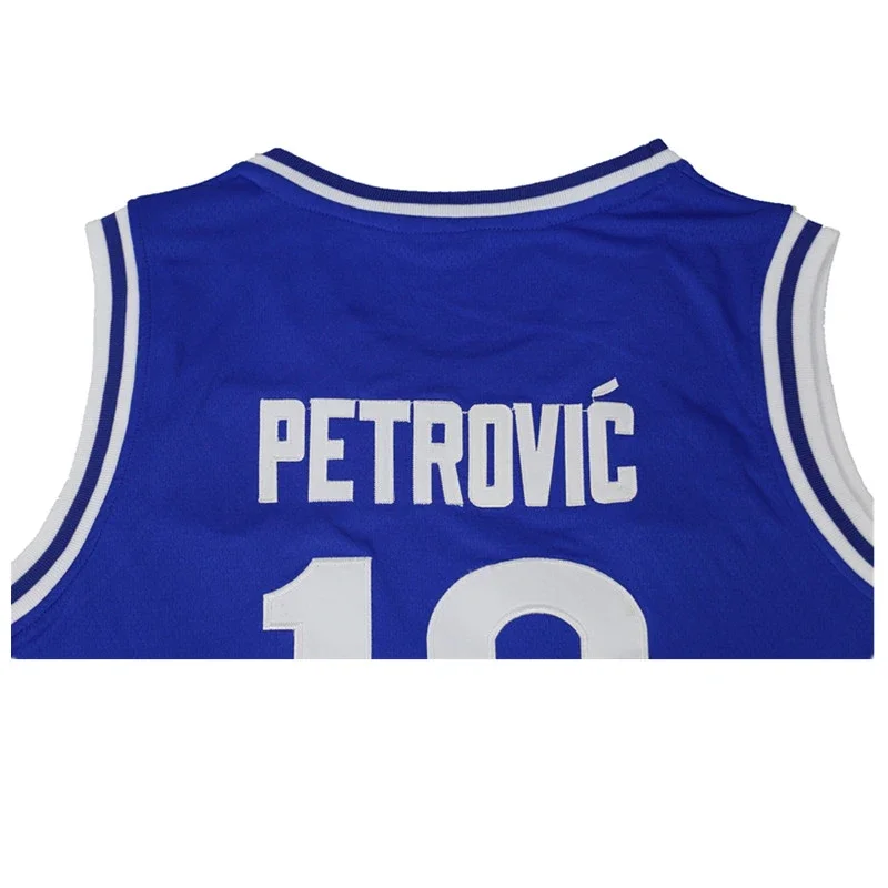 Sport Basketball jerseys CIBONA 10 PETROVIC Jersey Embroidery Sewing EmbroideredOutdoor Sportswear Hip-hop Culture Movie