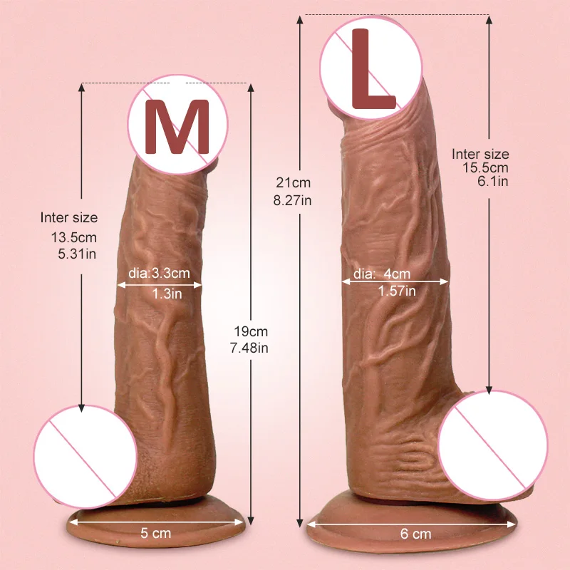 Sex Toys FLXUR Penis Realistic Dildo For Women Soft Flexible Suction Cup Female Masturbator