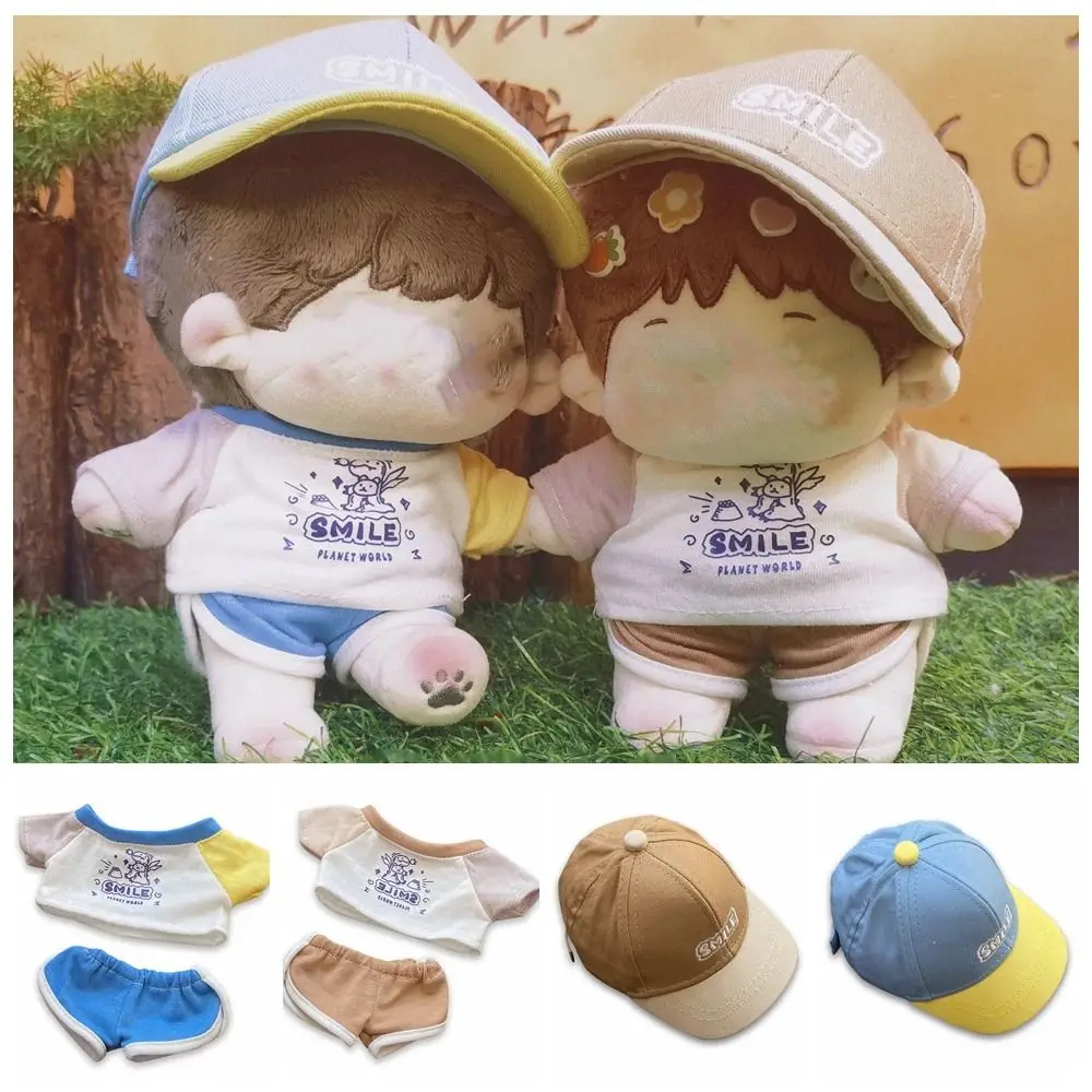 

Gift Accessories Photo Props Replacement Outfit Miniature Sportswear T-shirt Shorts Cap 20CM Doll Sports Suit Dolls Clothes