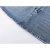 a Letter Luxury Brand Design Fake Two Pieces Denim Short  Mini Skirt For Women Sexy Fashion Y2k Wang Minifalda Dress Clothes 5