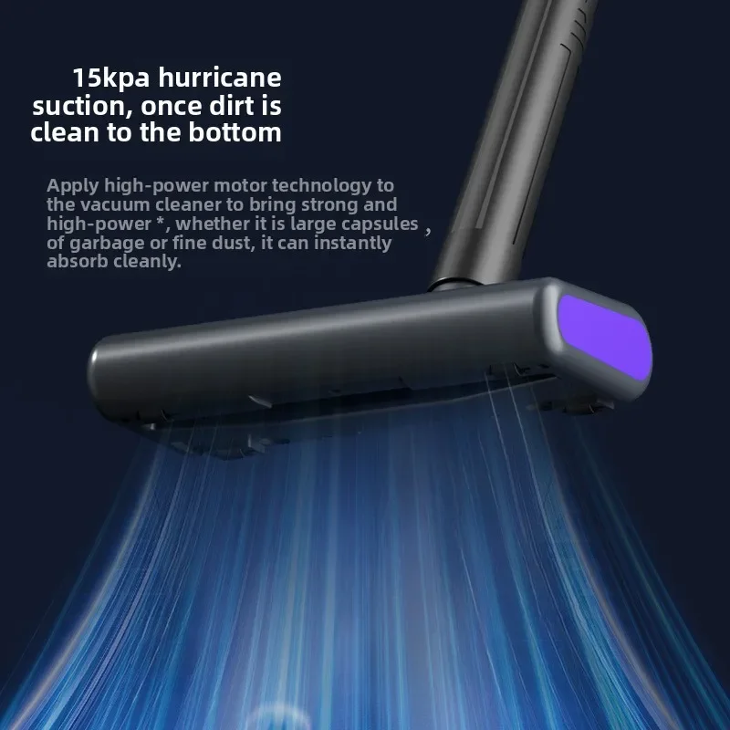 Multifunction Cordless Handheld Vacuum Cleaner 120W Powerful Suction Lightweight for Home Car Pet Hair Rechargeable Cleaner 4