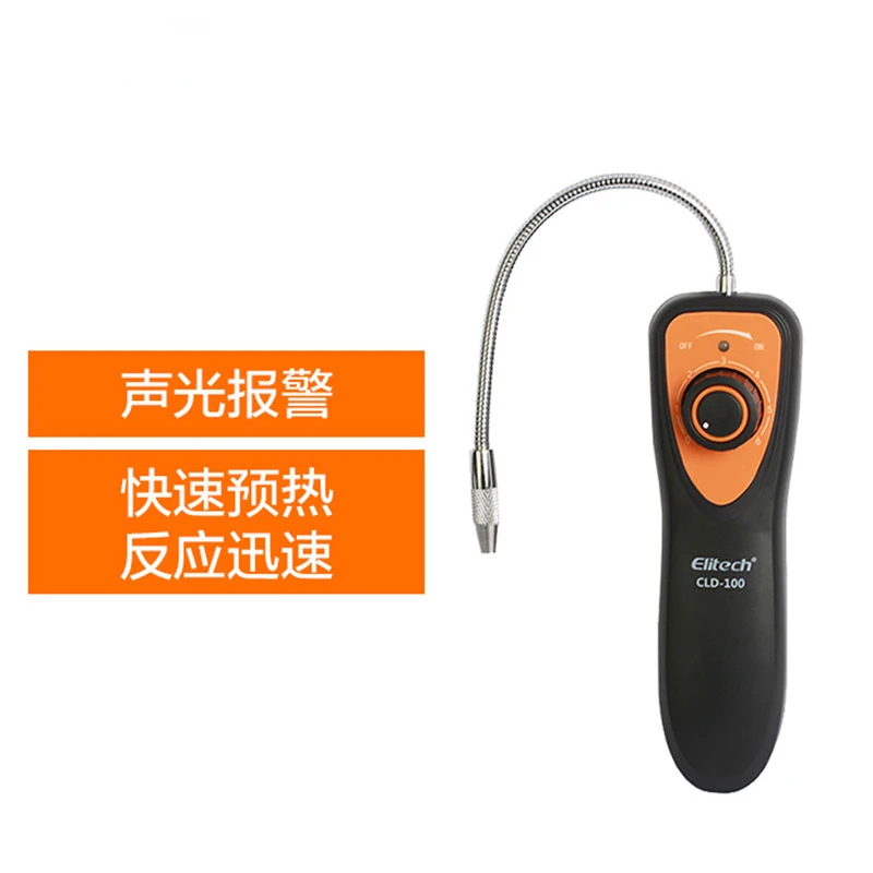 

Elitech CLD-100 Freon Leak Detector Halogen Gas Analyzer Car HVAC Refrigerant Leak Sniffer R134a CFCs HCFCs HFCs Gas Analyzer
