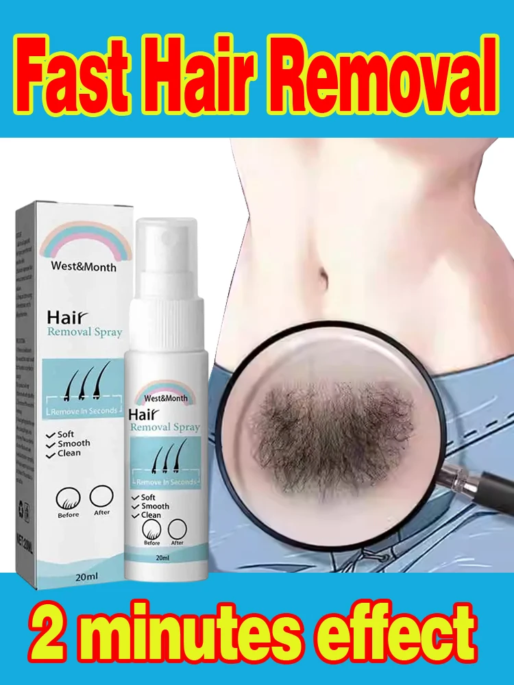 

Permanent Hair Removal Spray Painless Hair Remover for Ladies Armpit Legs Arms Hair Growth Inhibitor Depilatory Body Cream Care