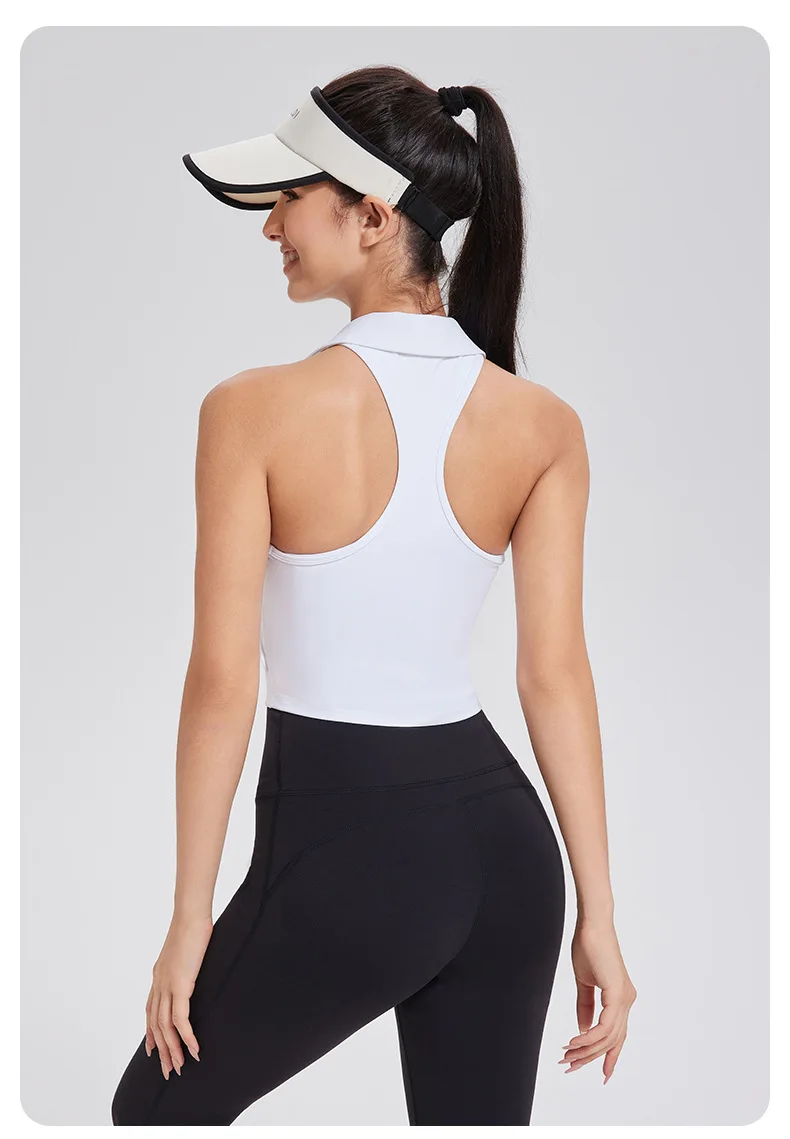 Women Tennis Suit Set, Polo Collar, Front Zipper, Badminton Sports Short Skirt 17 S18c6424ac26643a2aa02d7ce37d9f0e6h