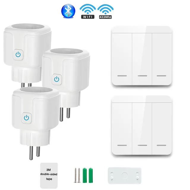 3 Plugs 2 Switches