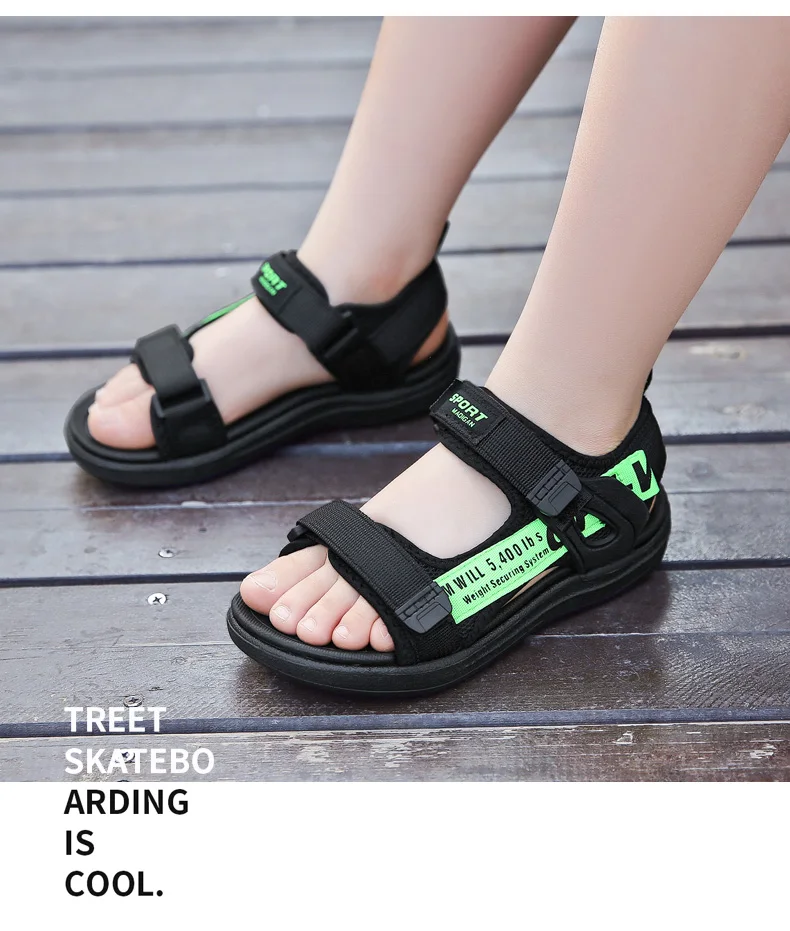 2022 Summer Children Shoes Brand Velcro Toddler Boys Sandals Girls Comfortable Sport Mesh Baby Beach Soft Sandals Shoes boy sandals fashion