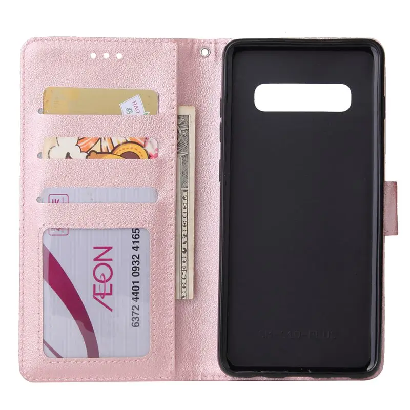 Retro PU Leather Flip Wallet Cover Case For Samsung Galaxy S22 Ultra S21FE S20 Plus S20FE S10 S9 S8 Plus A72 A52 A51 A71_voghion.com