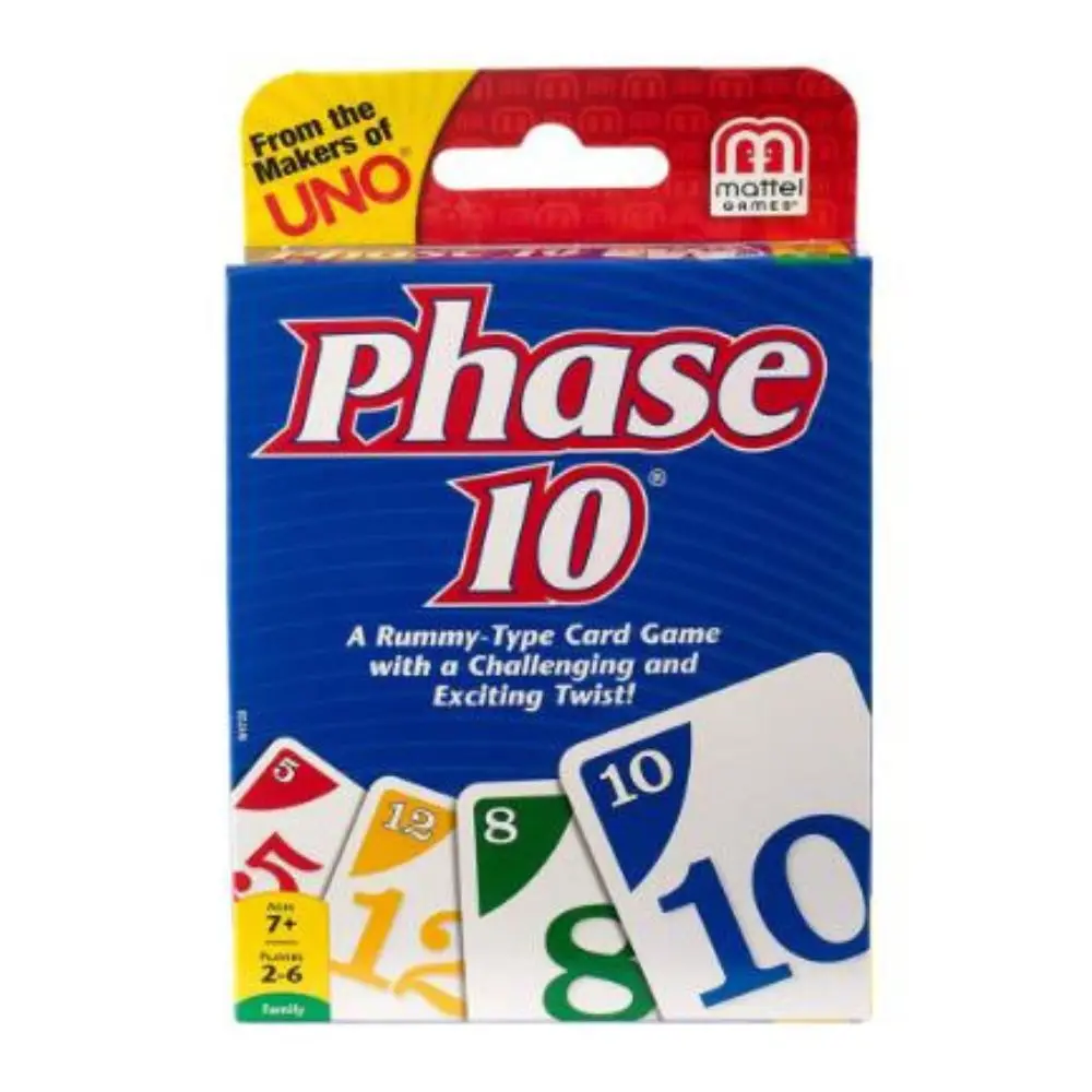 UNO Phase 10 Card Games Family Funny Entertainment Board Game Poker Kids Toys Playing Cards playing cards