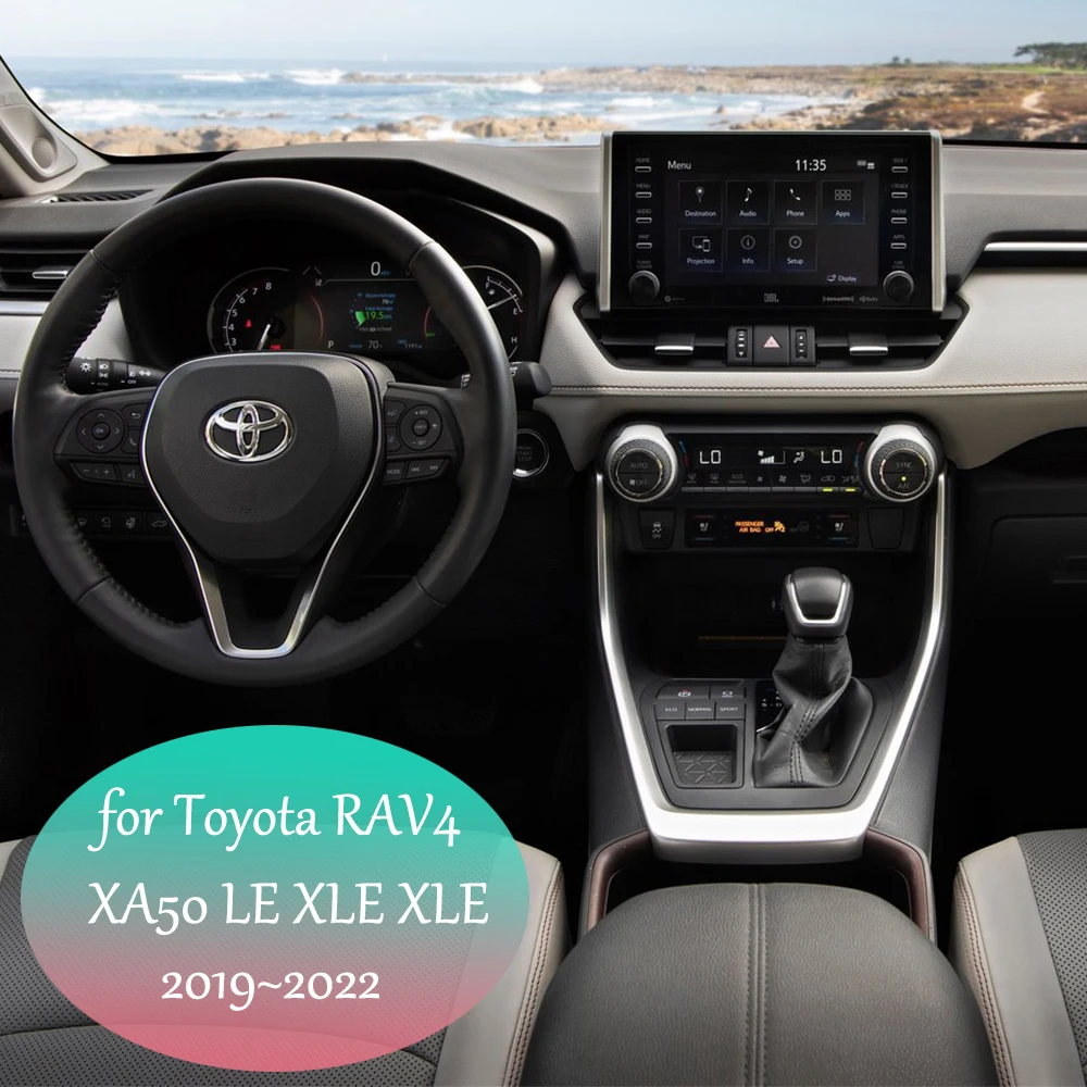 15W Car Wireless Charging Pad for Toyota RAV4 XA50 LE XLE XSE 2019~2023 Phone Fast Charger Plate Panel Tray Accessorie 2020 2021