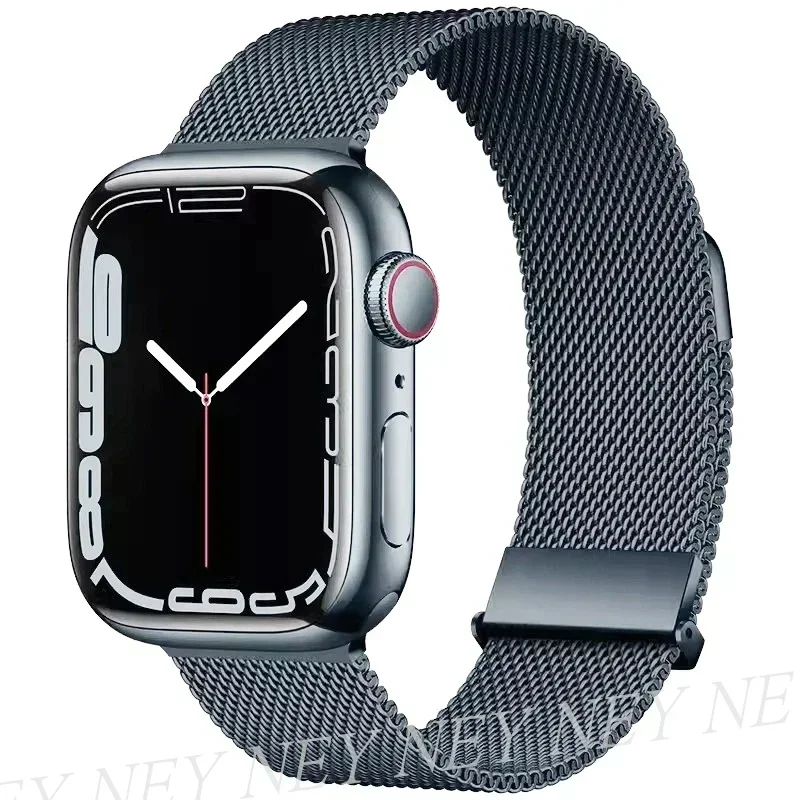 Sleek Milanese Loop Metal Watch Band Strap