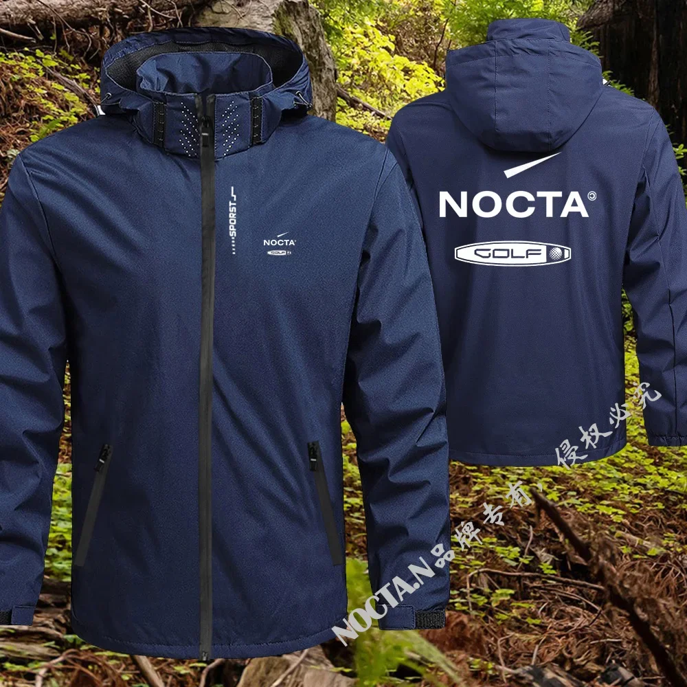 

Мужская водоотталкивающая ветрозащитная куртка с капюшоном