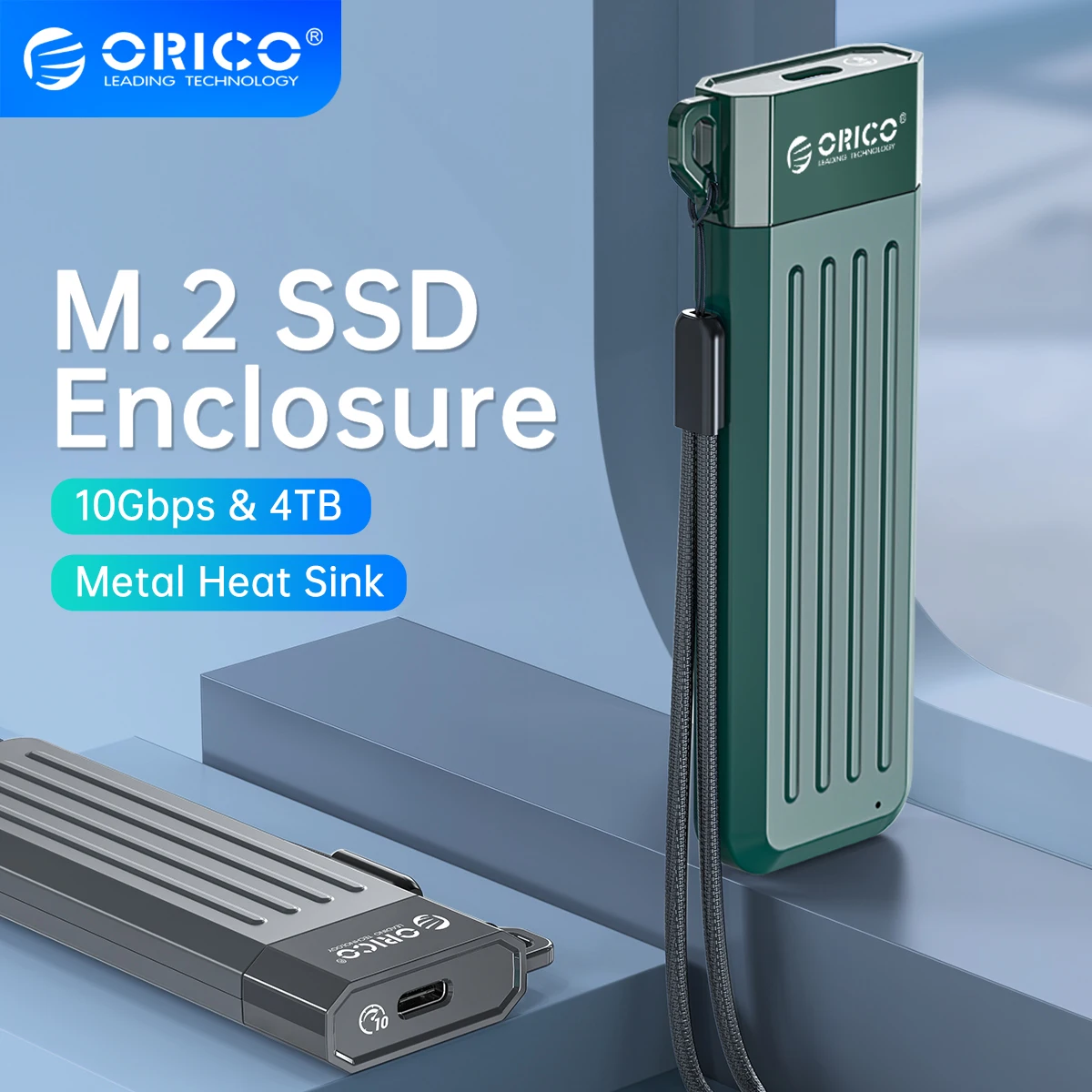 ORICO M2 SSD กรณี NVMe USB ประเภท C Gen2 10Gbps PCIe SSD Enclosure M.2 ...
