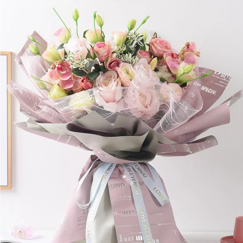 Korean Wrapping Paper Flowers Waterproof