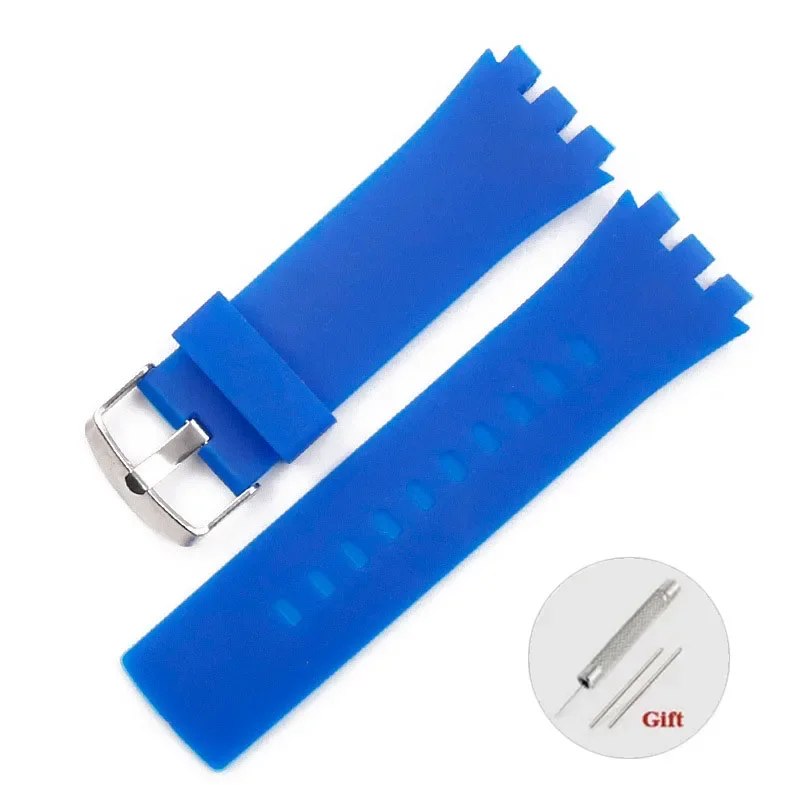 Silicone Sport Watch Strap - 24mm Replacement Wristband