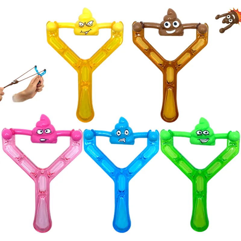 Kids Fun Slingshot Poop Toys 5-20 Pcs Kids Party Favors Boys Girls Pinata Filler Baby Shower Favor Bags Carnival Prizes
