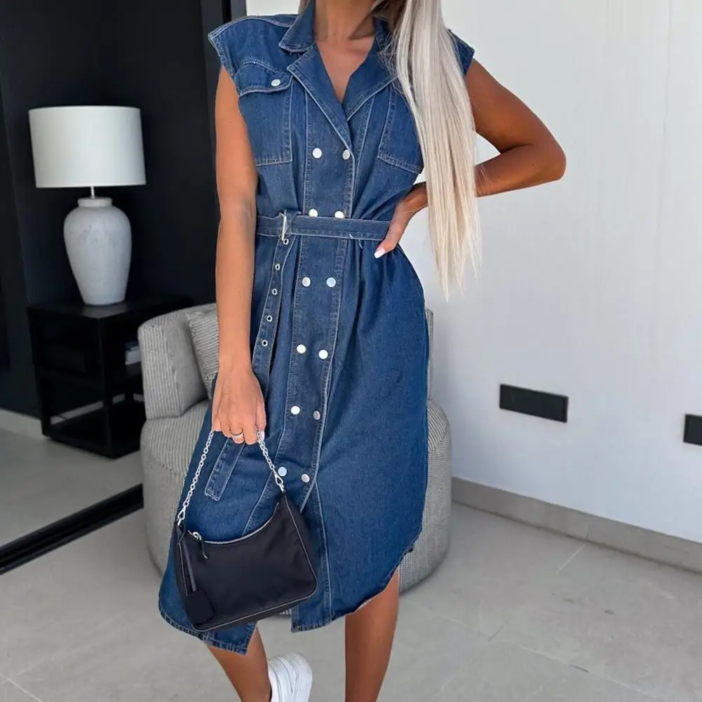white christmas dresses Free People Atlas Denim Mini Dress main image 1