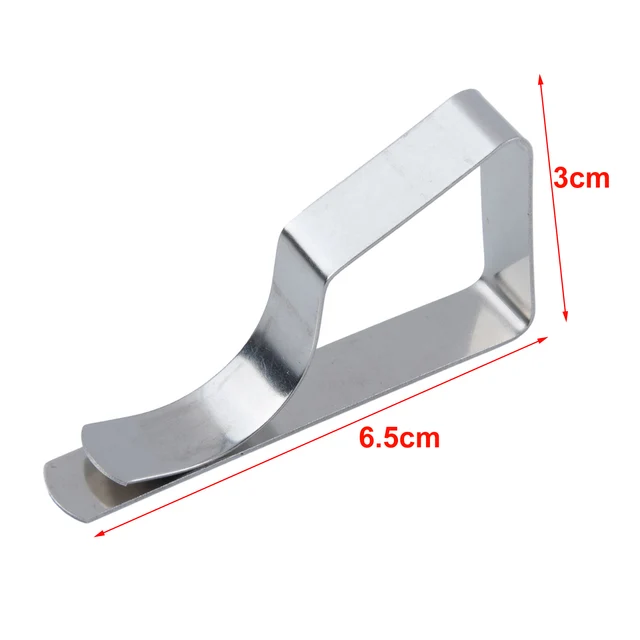 8PCS Stainless Steel Tablecloth Clips Table Cloth Holders Clamp Outdoor Party Kitchen Dining Bar Linens Textiles Tablecloths 5