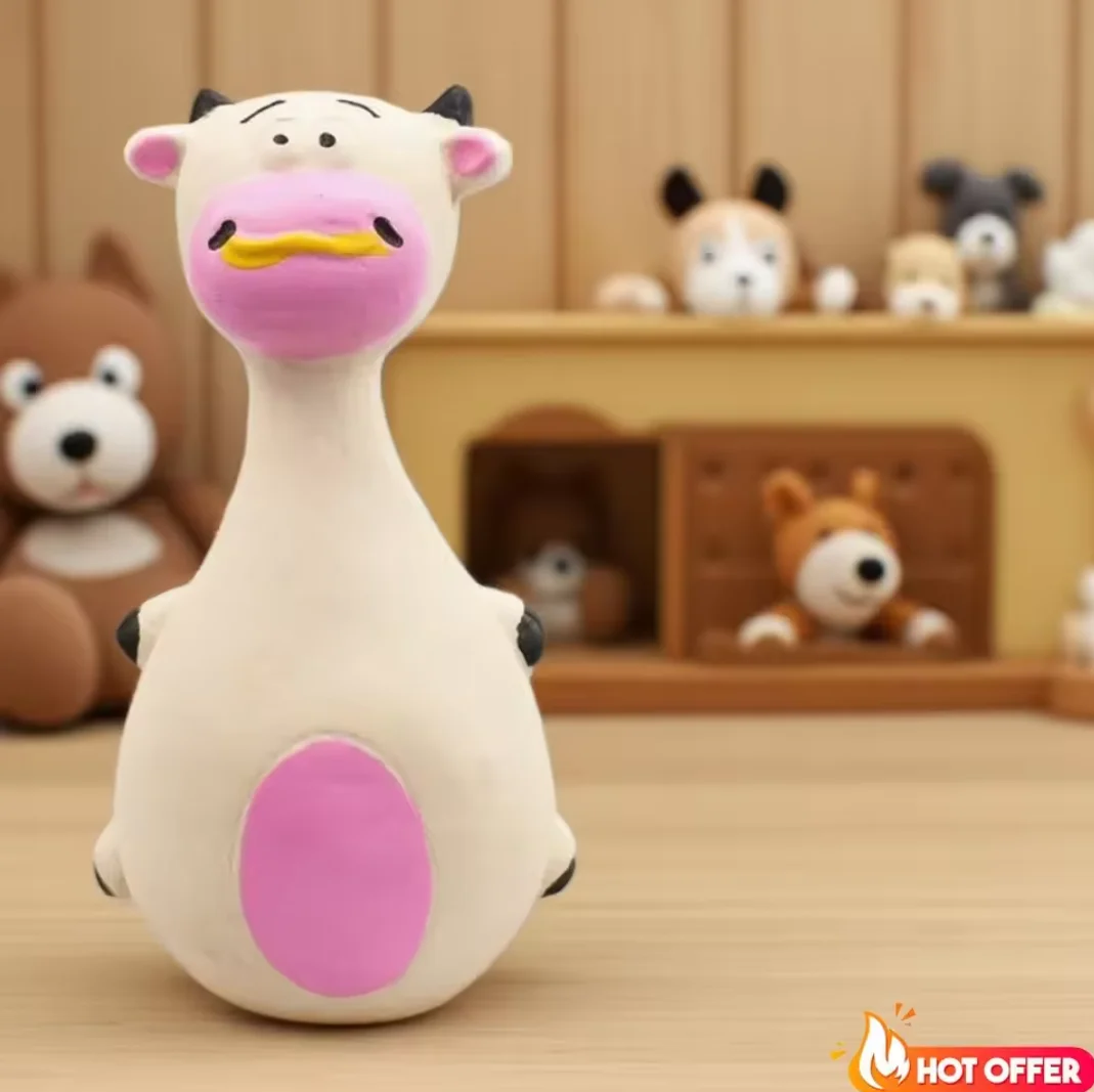 Cartoon Latex Squeaky Dog Toy 5