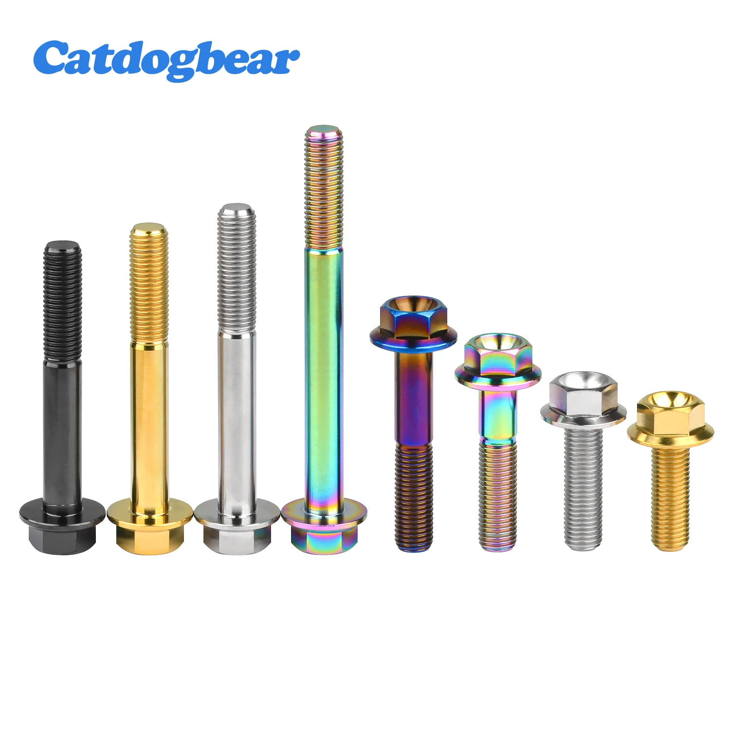 80 100 milimetros p125mm titanium parafuso da flange do hex cabeca 01