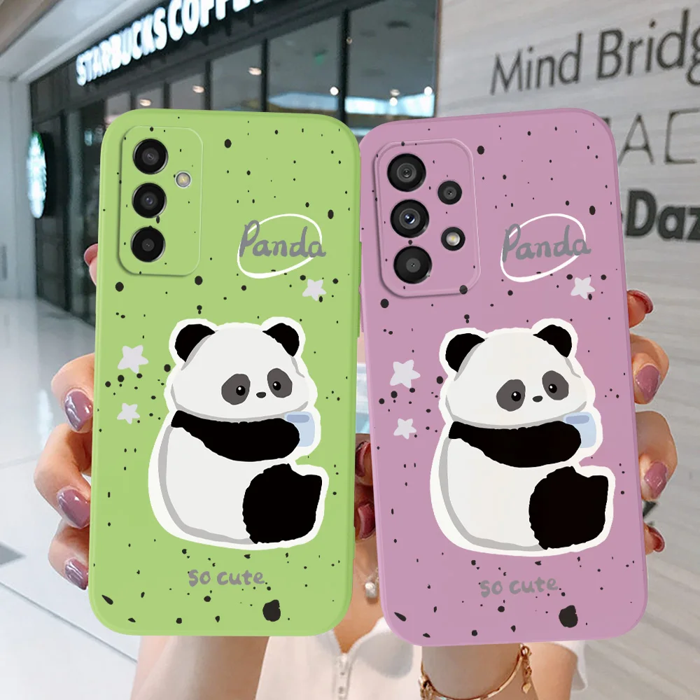 Custodia Per Samsung Galaxy J2 Core J2 J4 J6 J8 2018 Plus + Cover Per Telefono Soft Silicon Panda Bear