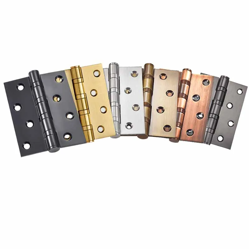 Stainless Steel Mute Hinge Room Door 4 Inch Bearings Hinges 3mm Thick Heavy Doors Strong Load Bearing Gemel Furniture Hardware Stainless Steel Hinges Door Hinges