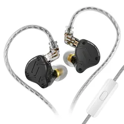 Enhanced High-Fidelity Metal Hybrid Noise Cancelling Earbuds (ZS10 Pro X MIC)
