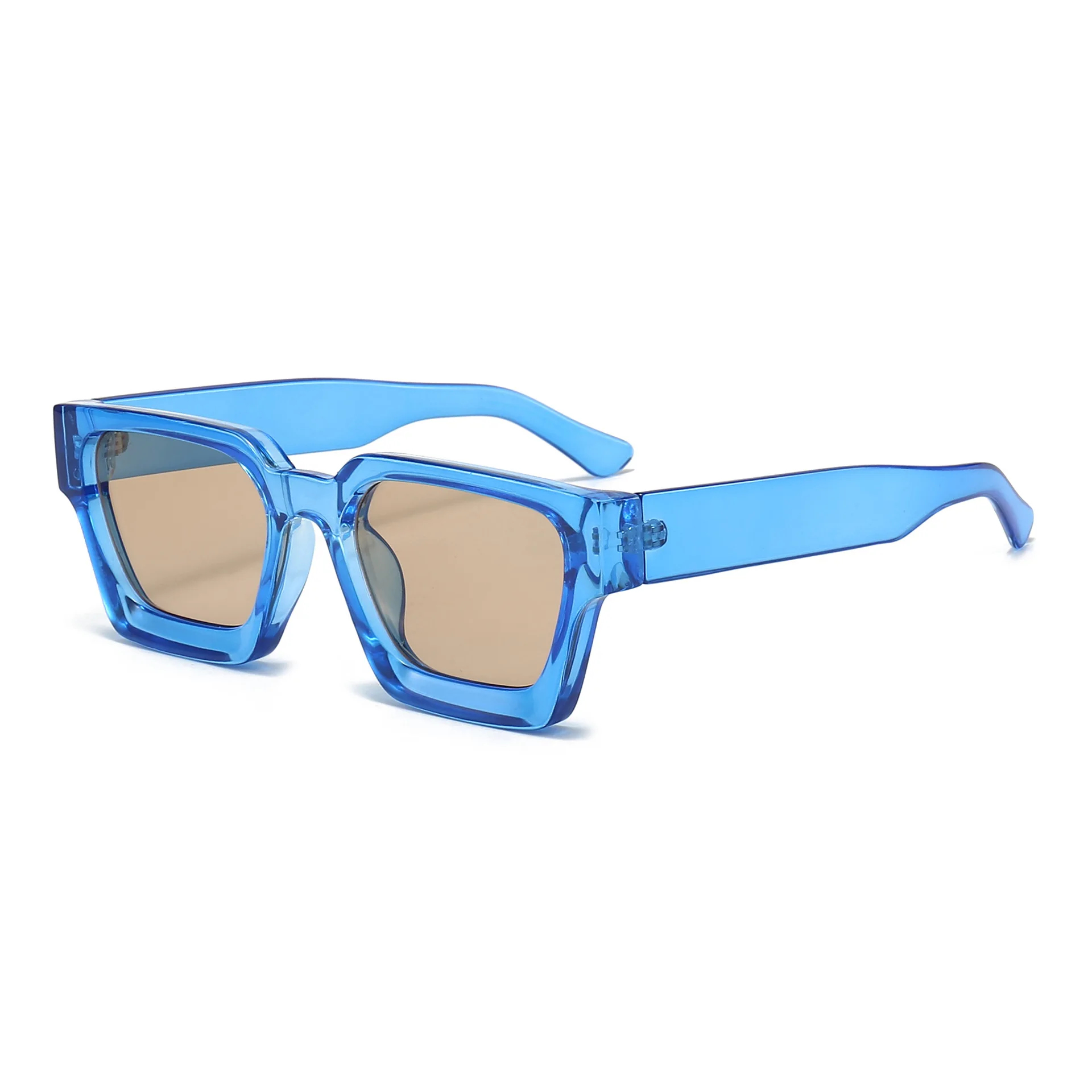 Luxury Retro Square Sunglasses - Unisex Designer Shades with UV400 Protection in Trendy Green