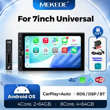 Radio de coche universal MEKEDE Android 15 para VW, Renault, Peugeot, Ford, Opel, Fiat, Toyota, Benz, BMW, Audi, Honda, Skoda, Seat, reproductor multimedia, Carplay inalámbrico, Android Auto 1