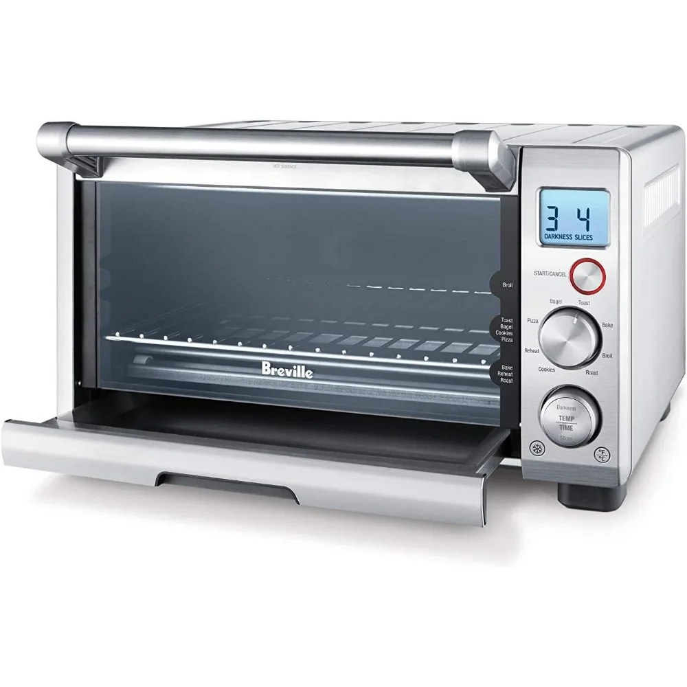 Breville Compact Smart Toaster Oven, Brushed Stainless Steel, BOV650XL