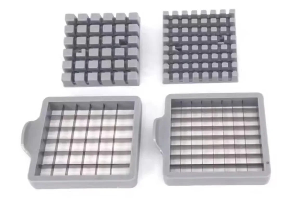 Vegetable Slicer French Fry Cutter Professional Potato French Fry Cutter Machine 2 Blades Stainless Steel Manual Vegetable Potato Slicer Kitchen Gadgets
