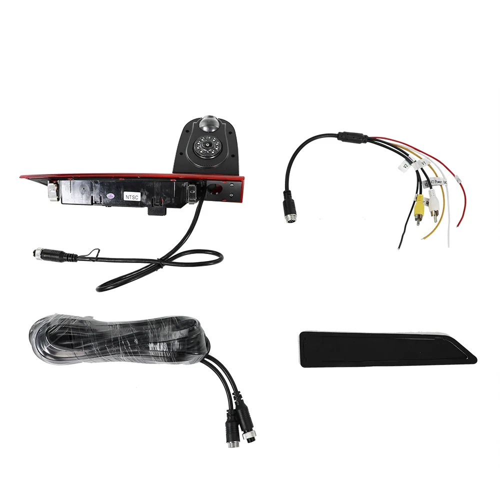 Dual Camera Brake Light Rear View Camera for Ford Transit Brake Light IR LED Parking HD rearview monitor