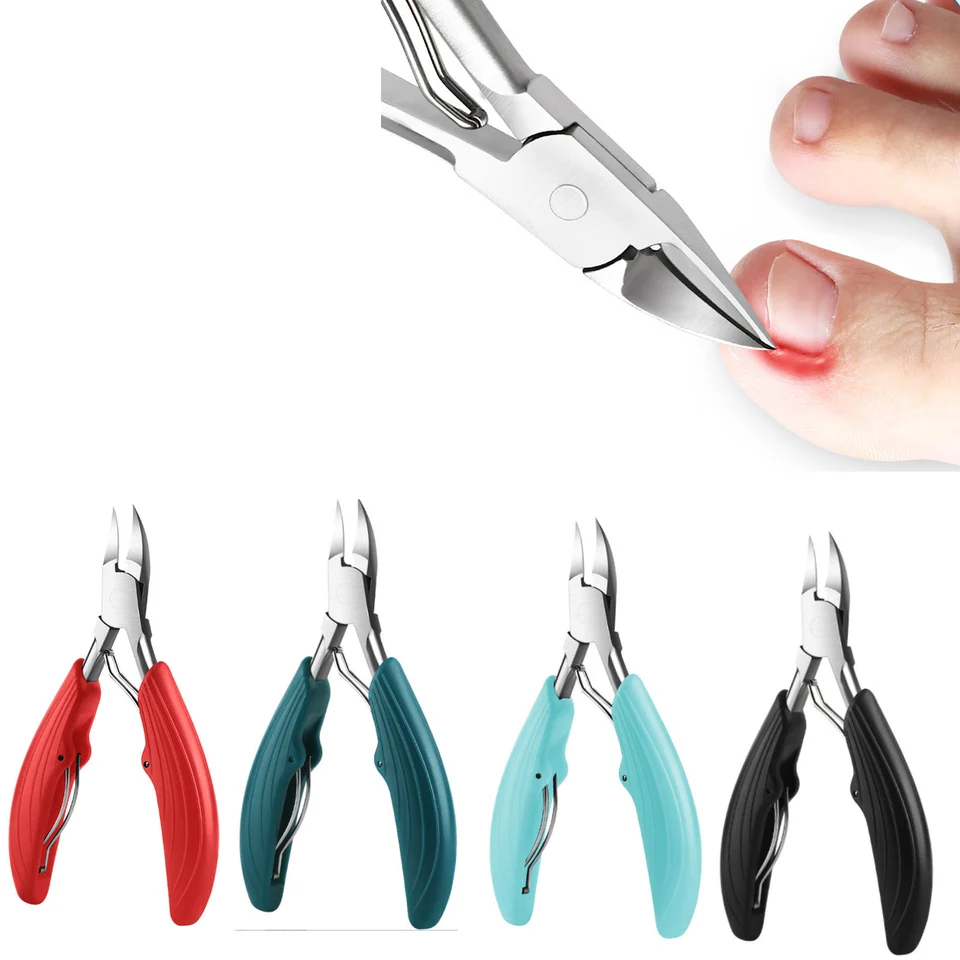 YEESAM Podiatrist Toenail Clippers, Professional Thick & Ingrown Toe Nail  Clippers for Elderly & Seniors, Red - Walmart.com