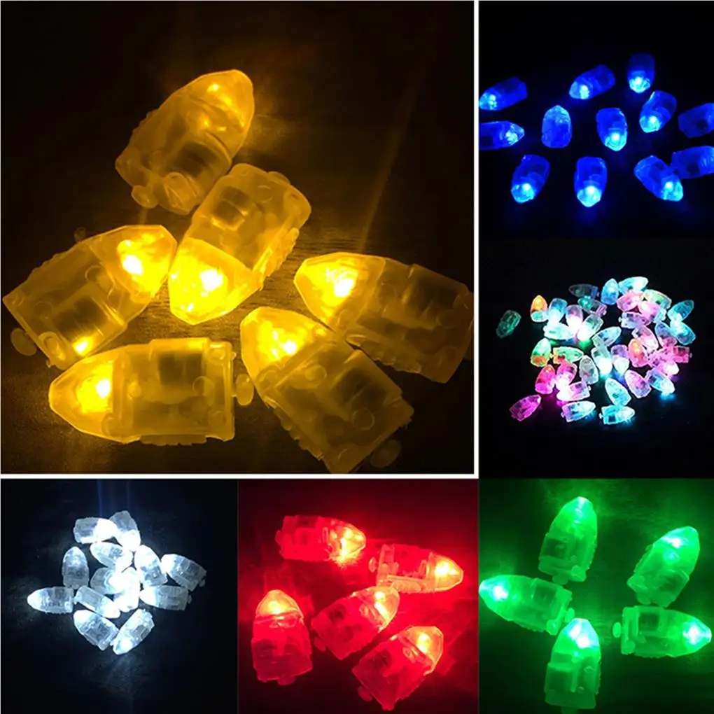 10Pcs LED Balloon Light Multi-Colored High Birthday New Year Party Flash Lights Colorful Outdoor Lamp Christmas Type2
