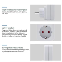 Minuterie électronique, 6 heures, compte à rebours Programmable, prise de courant intelligente, Interface USB, prise EU US UK FR 6