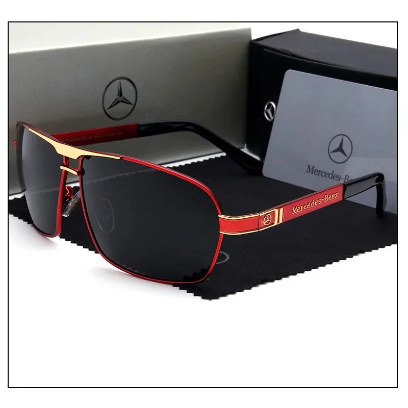 메르세데스 벤츠 A B C E S 클래스 A35 A45 C43 C63 CLA CLS GLA GLB GLC SLK ML 자동차 고급 남성용 편광 선글라스 눈부심 방지 고글