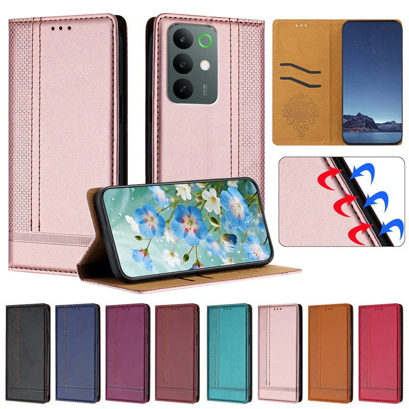 Premium Wallet Flip Leather Phone Case - Stylish Protective Cover & Bag