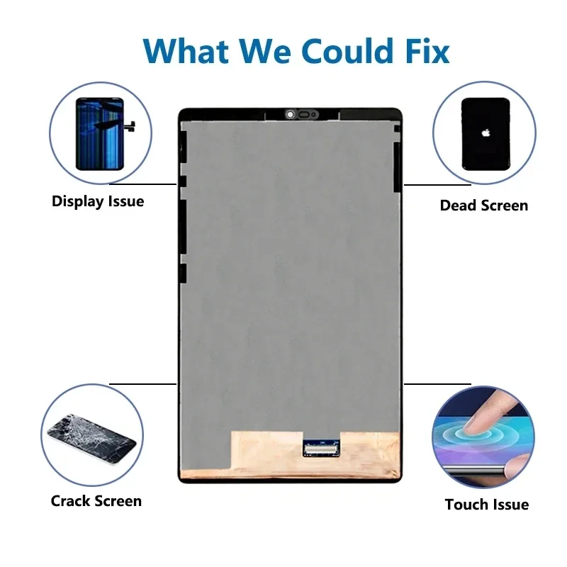 Lenovo M8 HD,8505x,8505f,8505fs,第2世代用の交換用タッチスクリーン