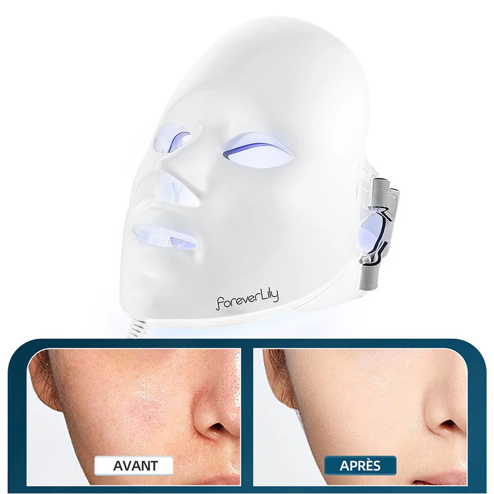Test masque LED Rkdely : raffermissement et rajeunissement efficaces
