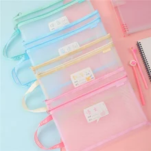 

4 PCS Stationery Storage Folder File Folder Waterproof Organizer Folders Pen Bag Paper Storage Office Organizers For Student