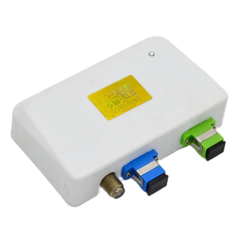 1pcs New FTTH Passive CATV Optical Receiver Network Integrated Transmission WDM Wavelength Division Multiplexer Inch F Output