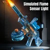 Simulated Flame Electric Water Gun for Kids Sensor Light High Pressure Automatic Watergun Children Summer Outdoor Beach Pool Toy 1