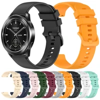Soft Silicone Strap for Xiaomi Watch S3 S1 Pro/Active Bracelet Mi Watch Color 2 Sports S2 46mm/42mm Band for Huami Amazfit GTR 4