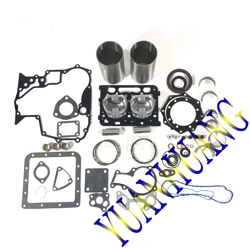 

2D66E Overhaul Rebuild kit Full Gasket Liner Piston Ring Bearing Set For Komatsu Loader Excavator Tractor Engine Spare Parts