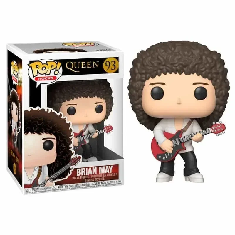 thumbnail image 4 of Figuras de acción de vinilo de PVC Funko Pop Rocks Queen Freddie Mercury 97# 96# Singer Brian May 93# Colección de juguetes para niños, 4 of 5