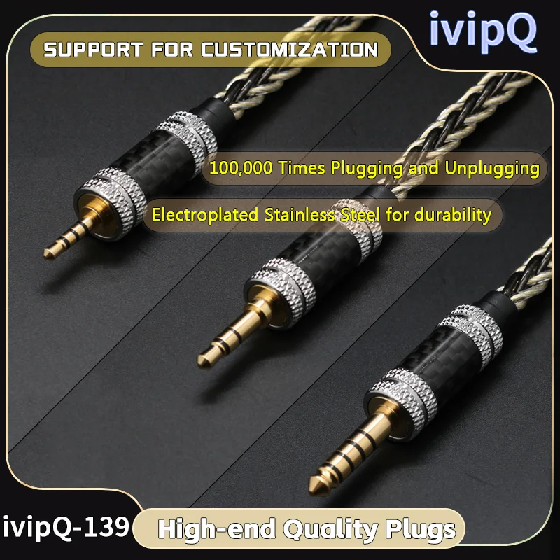 ivipQ リケーブル イヤホン 2点セット Ivipq-イヤホンケーブル、フラッグフラッグプラスケーブル、mmcx