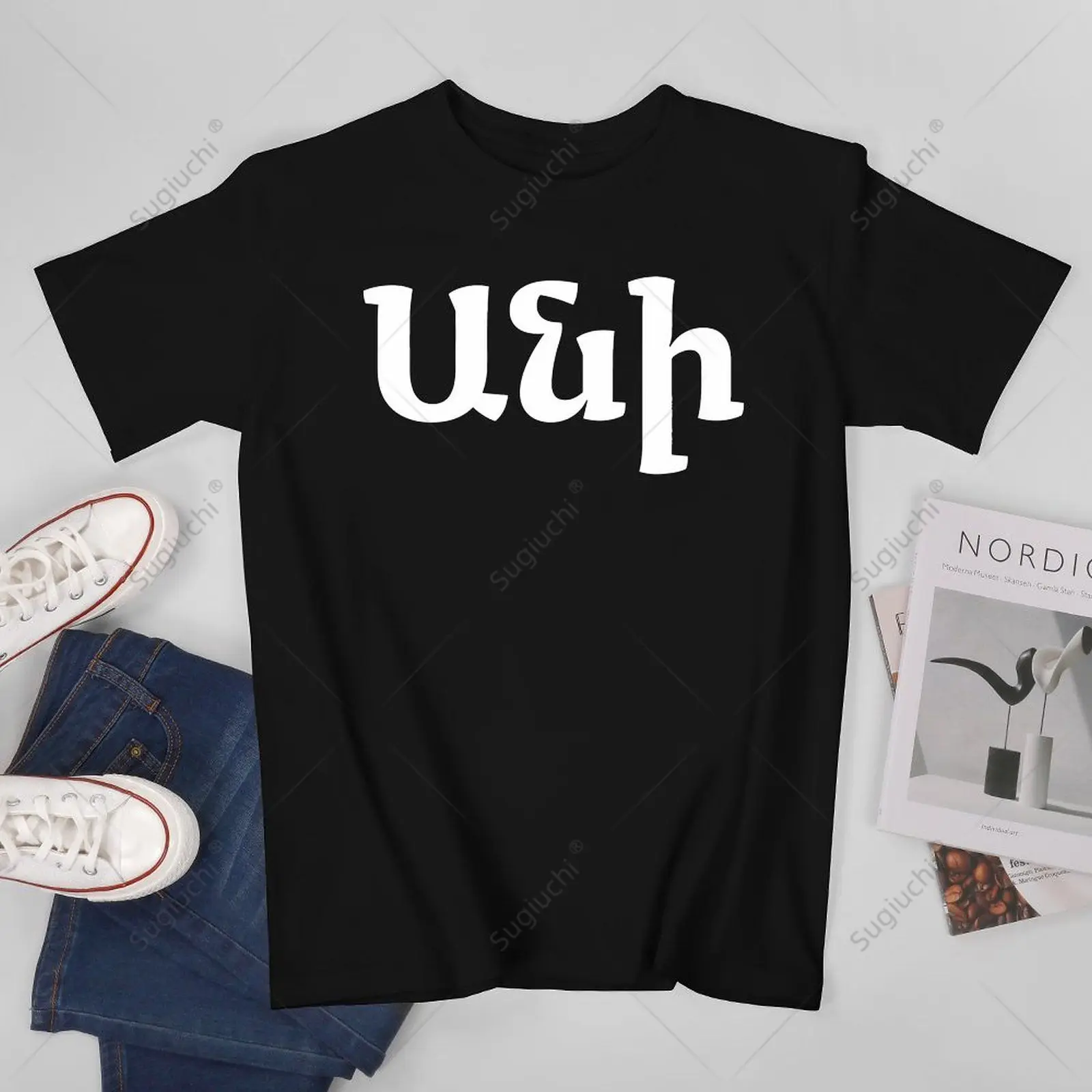 

Unisex Men Ani Armenian Alphabet First Name Personalized Birthday Tshirt Tees T Shirts Women Boys 100% Cotton T-Shirt