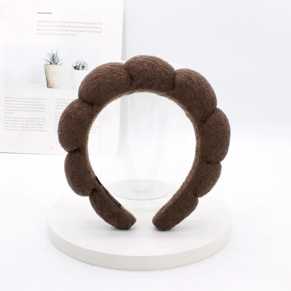 Luxurious Spa Headband for Women – Plush, Ultra-Soft and Versatile Hairband for Skincare, Yoga, and Facial Treatments
